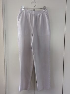 Koret White Elastic Waist Pants